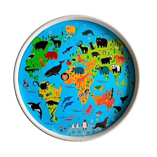 PUZZLE 100 PIEZAS MUNDO ANIMAL QUE BRILLA EN LA OSCURIDAD / [2]