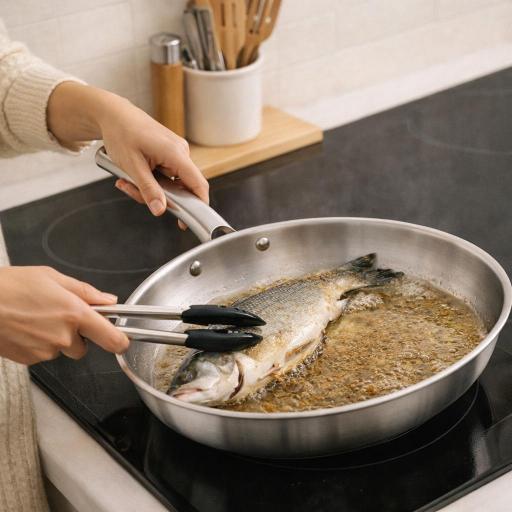 SARTÉN OVALADA TRIPLY NATURAL INOX IBILI