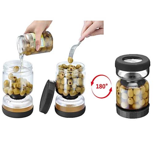 BOTE ESCURRIDOR PARA ACEITUNAS Y ENCURTIDOS 750 ML [1]