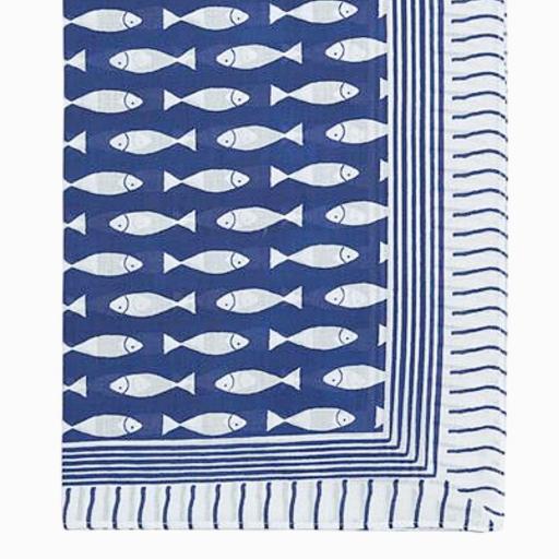 FOULARD PECES BLANCOS BATELA 80x180CM [1]