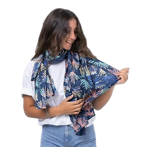 FOULARD ALGAS FONDO MARINO BATELA [1]