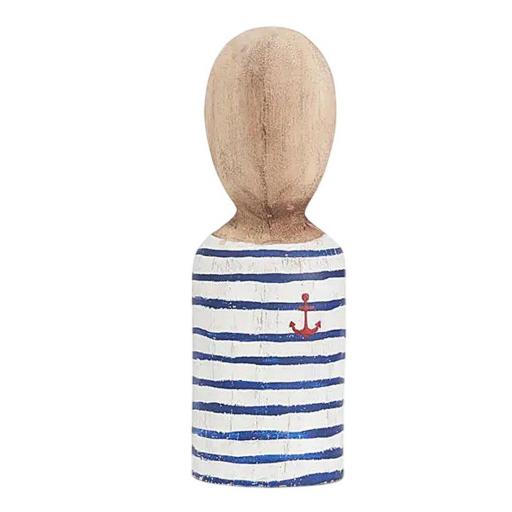 BUSTO DE MARINERO PEQUEÑO DE MADERA BATELA [1]