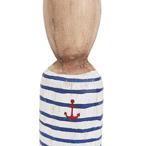 BUSTO DE MARINERO PEQUEÑO DE MADERA BATELA [3]