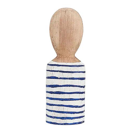 BUSTO DE MARINERO PEQUEÑO DE MADERA BATELA [2]