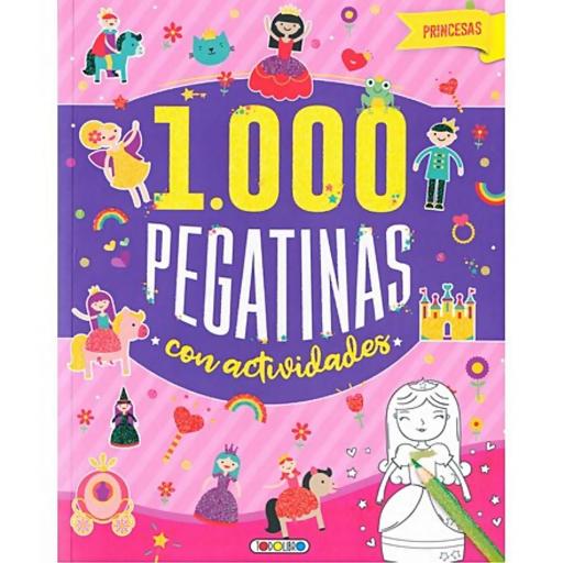 LIBRO 1000 PEGATINAS PRINCESAS