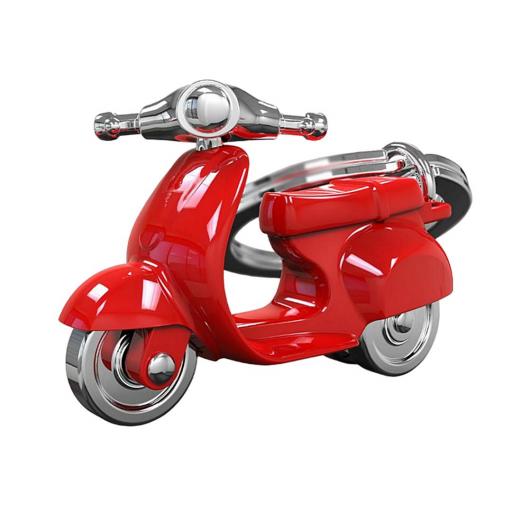 LLAVERO MOTO VESPA RED