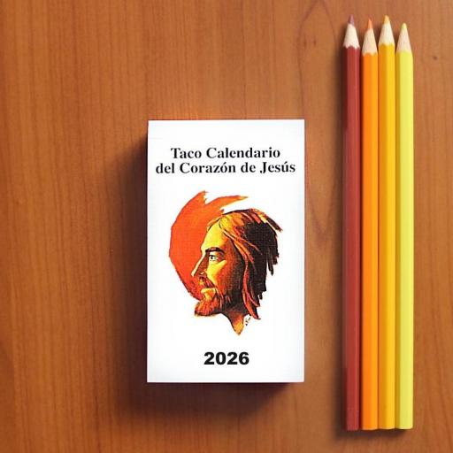 CALENDARIO TACO CORAZÓN DE JESÚS 2026 FORMATO CLÁSICO *