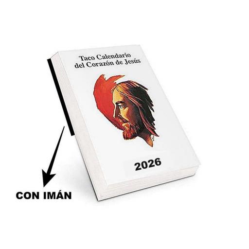 CALENDARIO TACO CORAZÓN DE JESÚS 2026 CLÁSICO CON IMÁN [0]