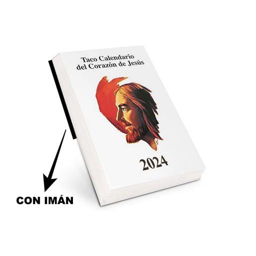 TACO CALENDARIO CORAZÓN DE JESÚS 2024 CLÁSICO CON IMÁN *