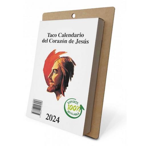 TACO CALENDARIO CORAZÓN DE JESÚS 2024 PARED