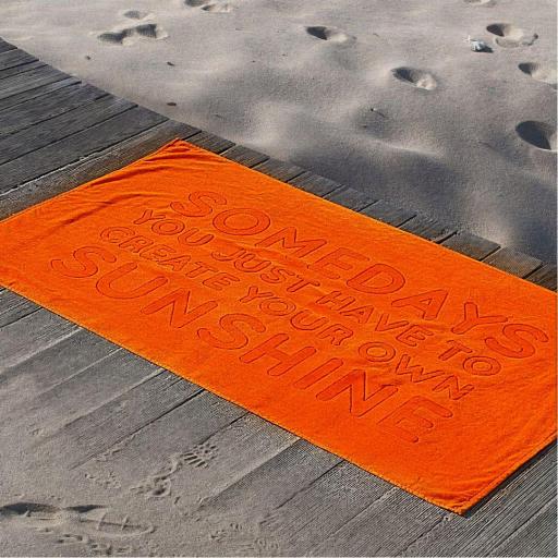 TOALLA DE PLAYA SUNSHINE 100X180 CM