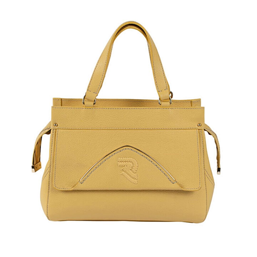 bolso piel mujer ocre Robert Pietri con bandolera ref 1455