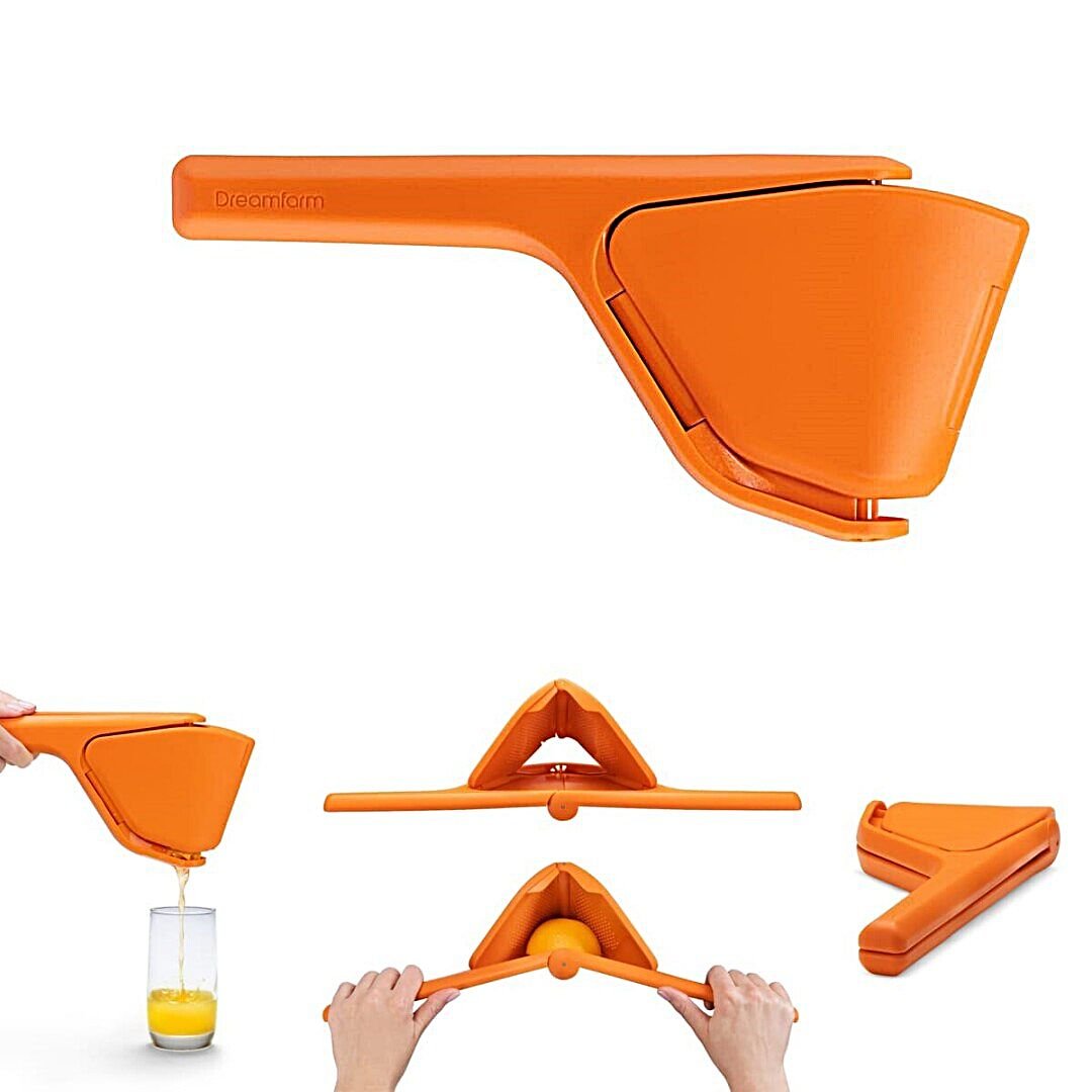 Exprimidor de naranjas Fluicer Dreamfarm plegable color naranja referencia 15003444