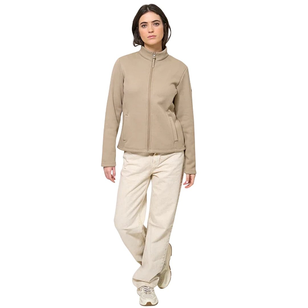 Chaqueta de mujer Batela A2357 con cremallera y ancla bordada en la manga