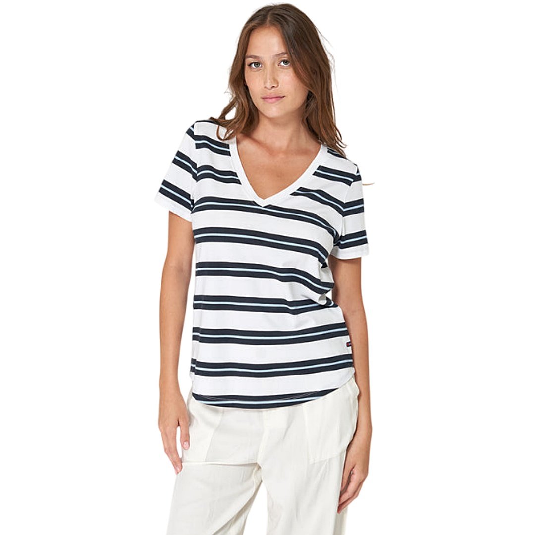 camiseta-marinera-mujer-algodon-escote-pico-batela-a2615-rayas