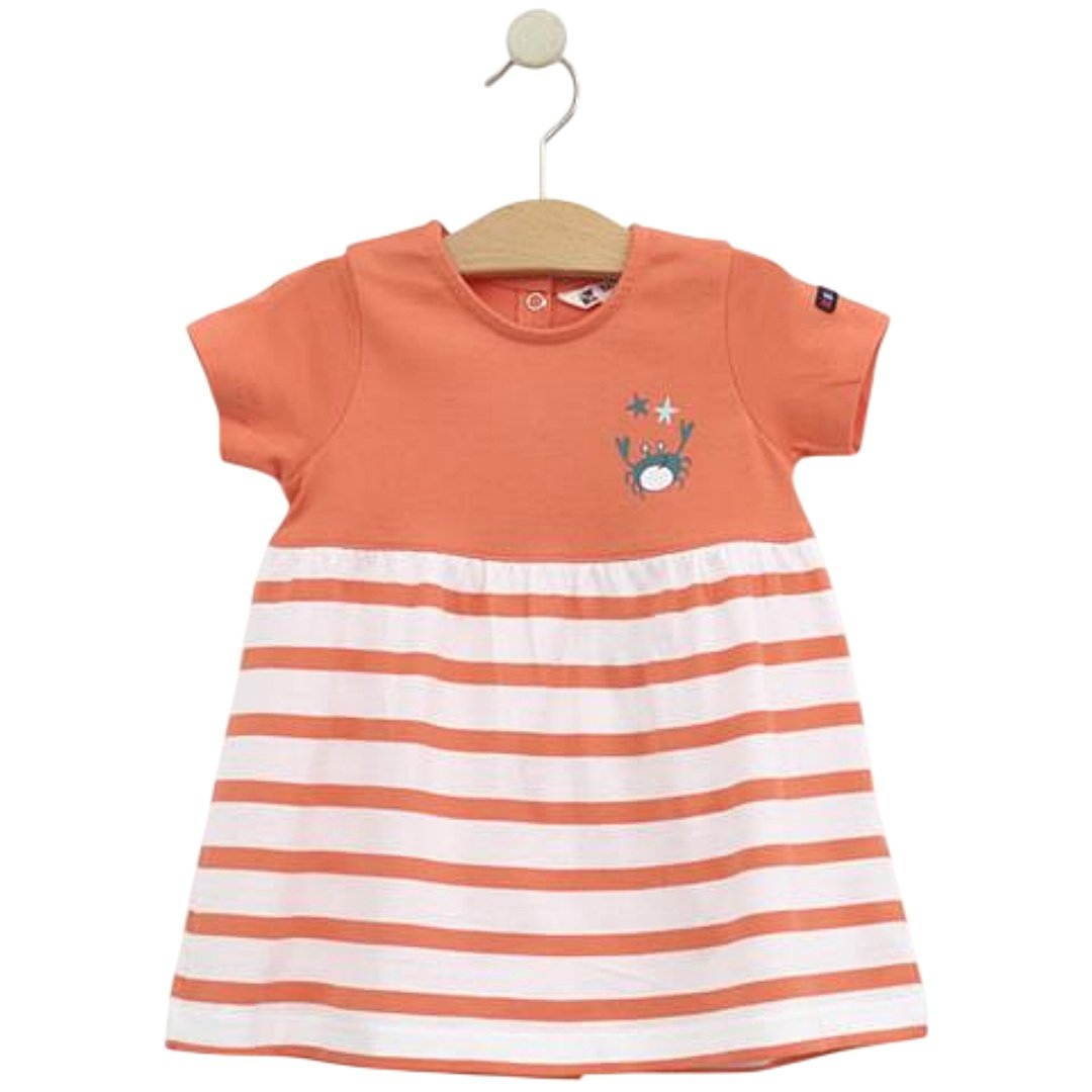 vestido-bebe-algodon-canesi-liso-falda-rayas-batela-b2569