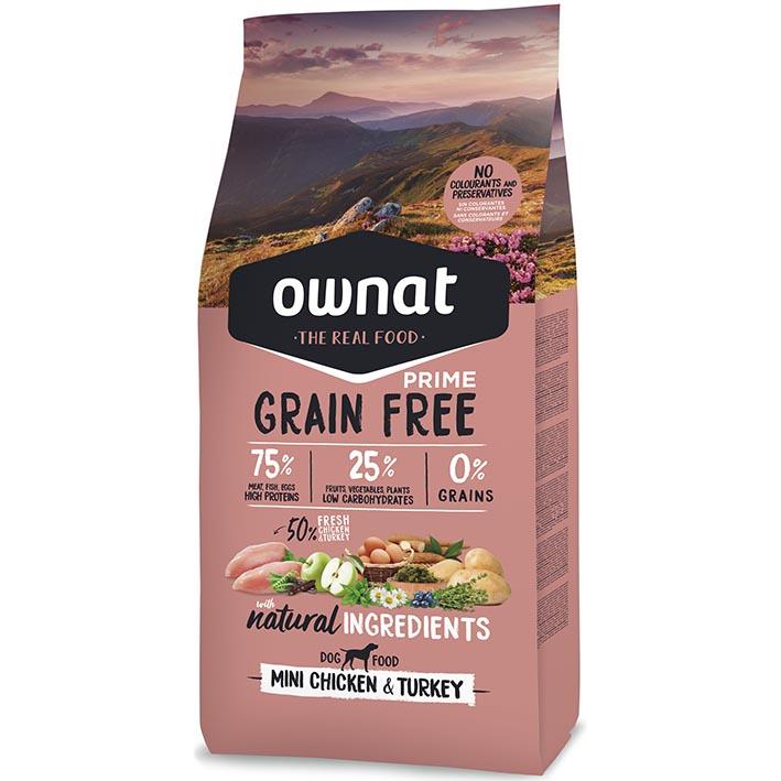 Ownat Prime Grain Free Mini Adult Chicken & Turkey