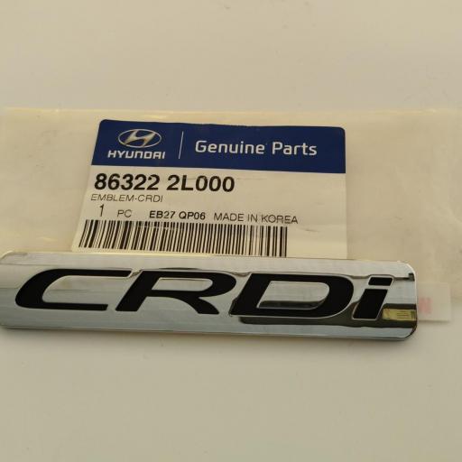 EMBLEMA HYUNDAI CRDI 863222L000