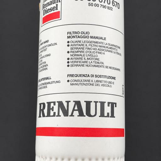 FILTRO ACEITE CAMION RENAULT Y VOLVO 5000670670