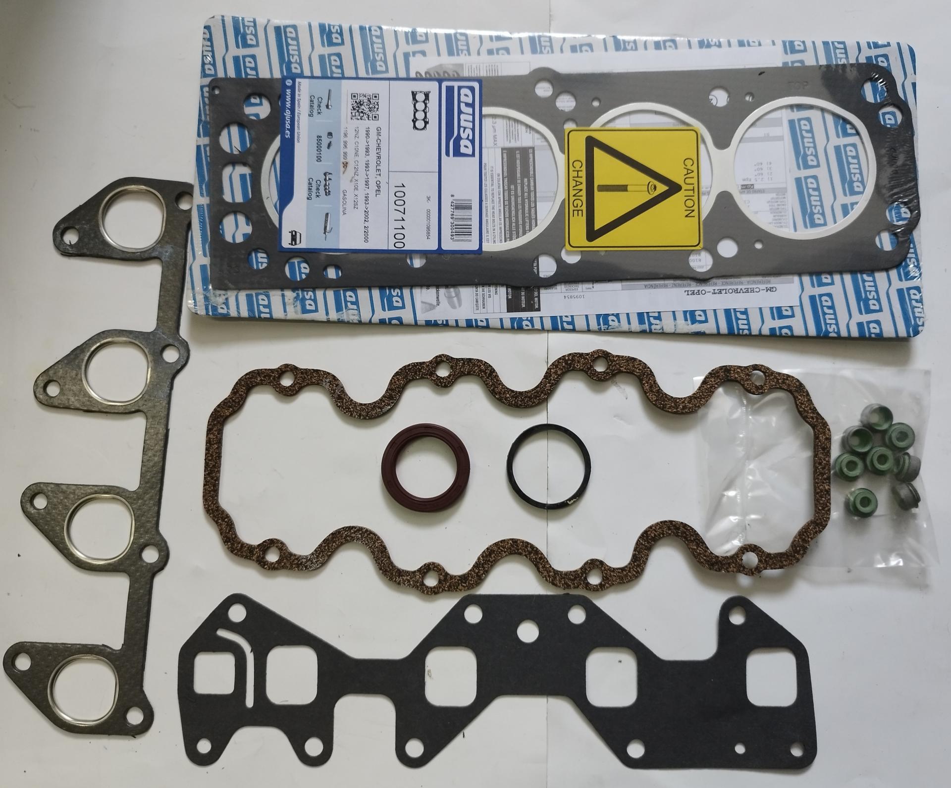 JUEGO JUNTAS OPEL CORSA A Y B 1200 CC