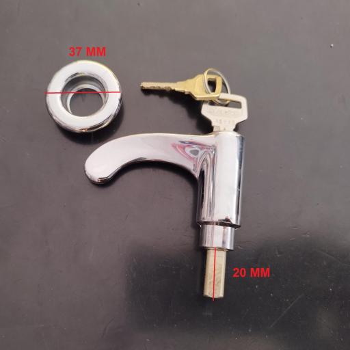 MANECILLA EXTERIOR CON LLAVE CITROEN 2 CV AHL AZU [0]