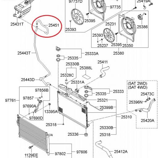 MANGUITO BOTE EXPANSION HYUNDAI SANTA FE Y KIA SORENTO [1]