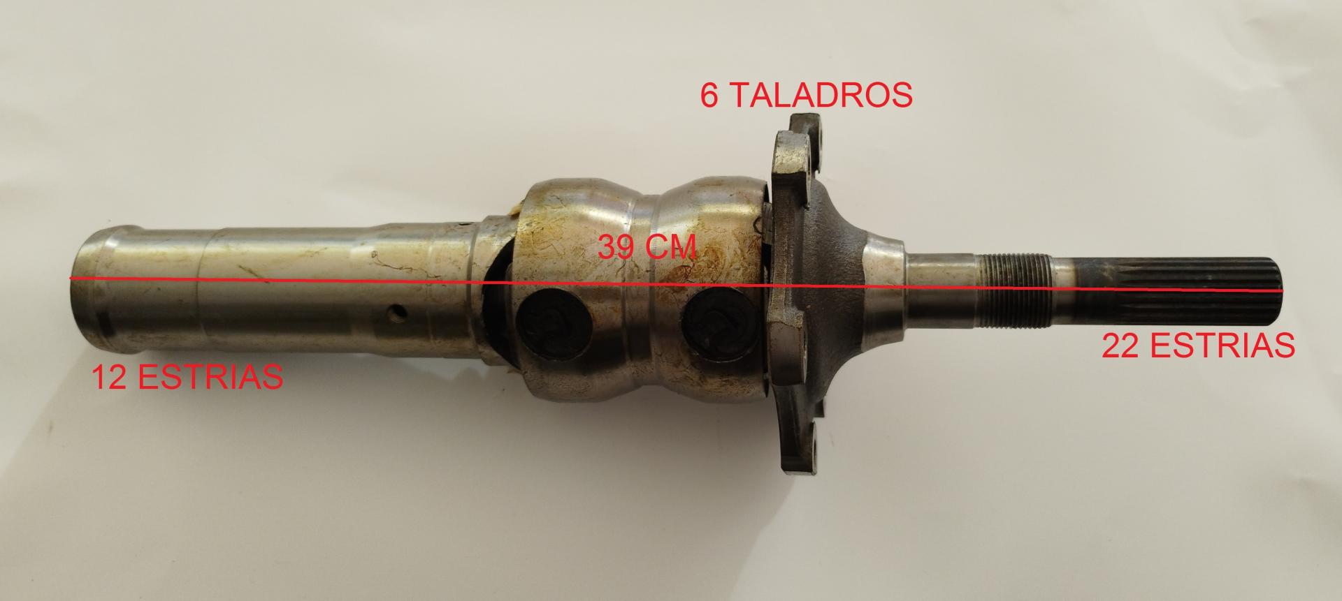 TRANSMISION O PALIER LADO CAMBIO CITROEN C8 12 Y 22 ESTRIAS