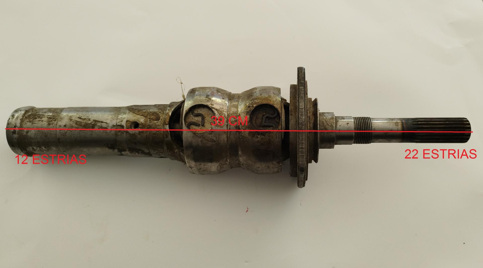 PALIER LADO CAMBIO CITROEN C8 Y DYANE 12 Y 22 ESTRIAS 4 TALADROS