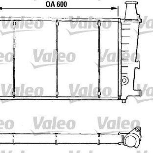 RADIADOR MOTOR CITROEN BX HASTA 1991 [1]