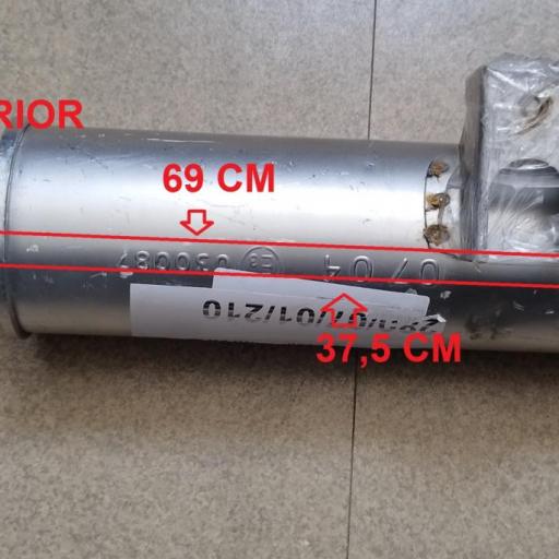 SILENCIOSO ADAPTABLE PARA COCHE CLASICO SEAT 132 O 124  