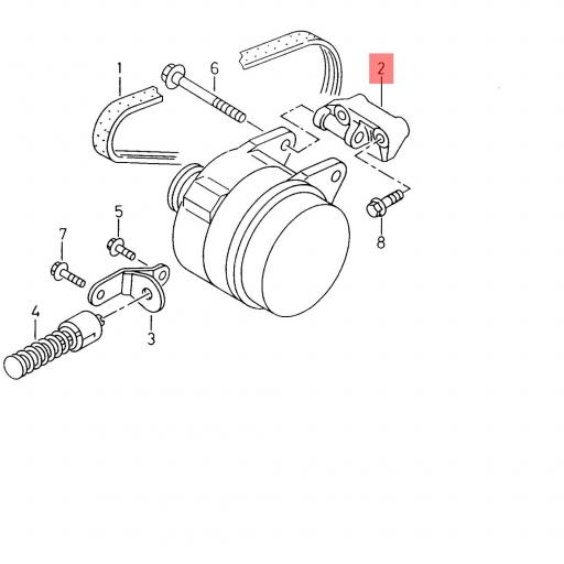 SOPORTE ALTERNADOR VW CADDY 2 [1]