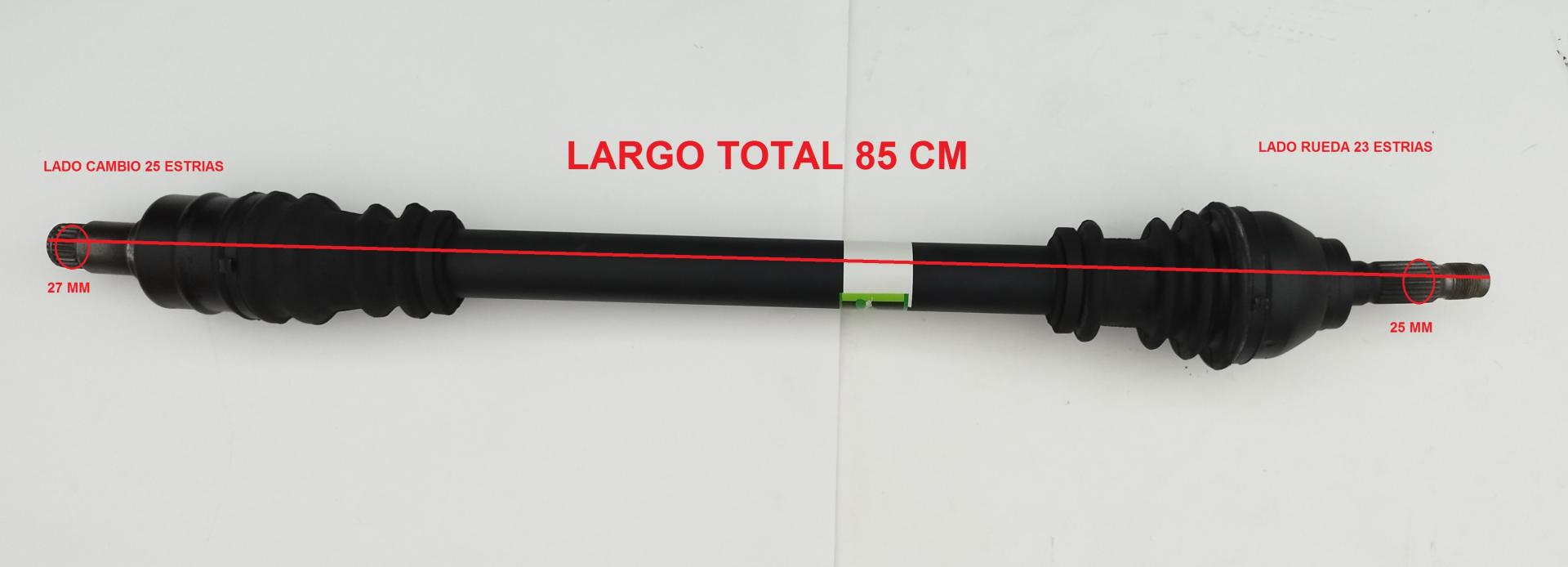 TRANSMISION DERECHA TALBOT 150 4 VELOCIDADES LARGA