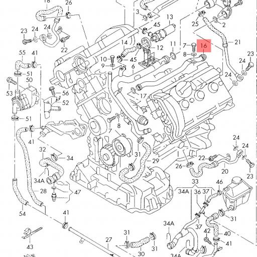 TUBO AGUA METÁLICO AUDI VW [1]