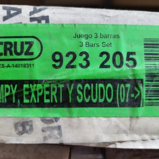 BARRAS PORTAEQUIPAJES CITROEN JUMPY EXPERT SCUDO