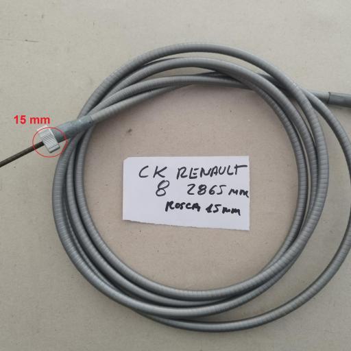 CABLE C/ KILOMETROS RENAULT 8 2865 MM 