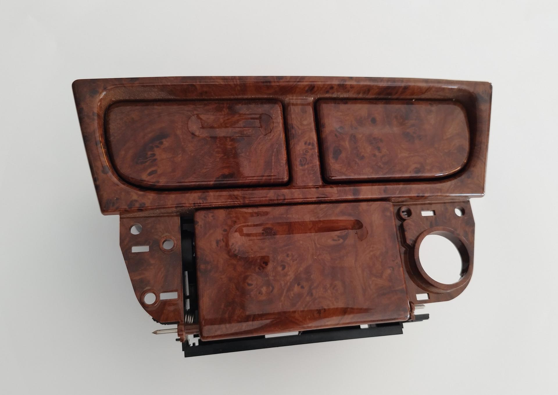 CONSOLA CENTRAL VECTRA B MADERA CON POSAVASOS