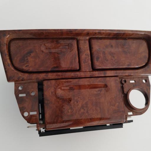 CONSOLA CENTRAL VECTRA B MADERA CON POSAVASOS