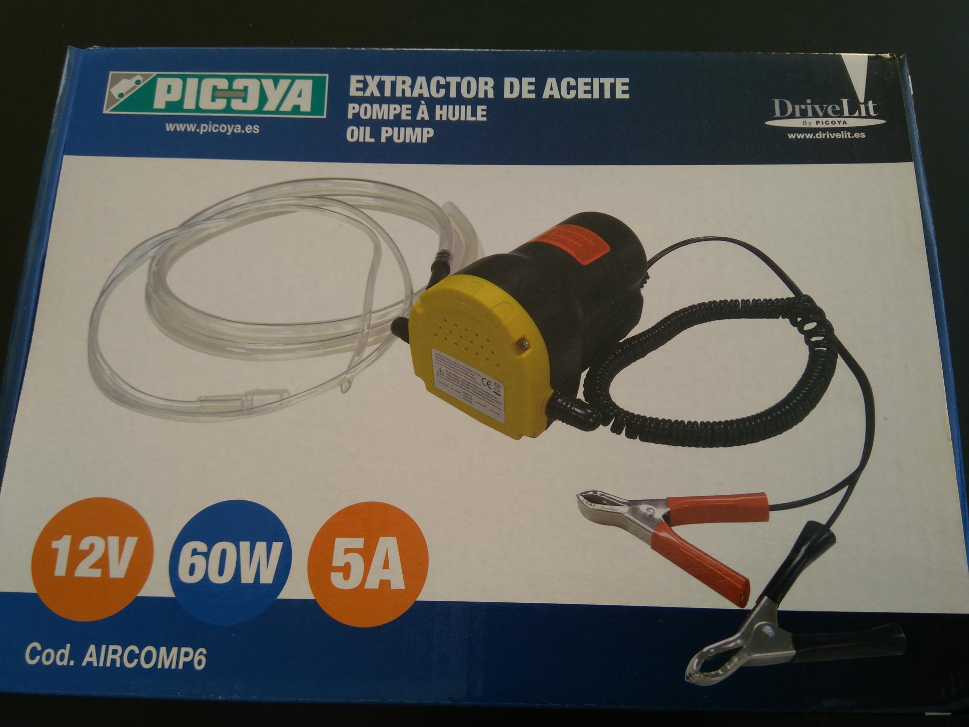 Extractor aceite coche