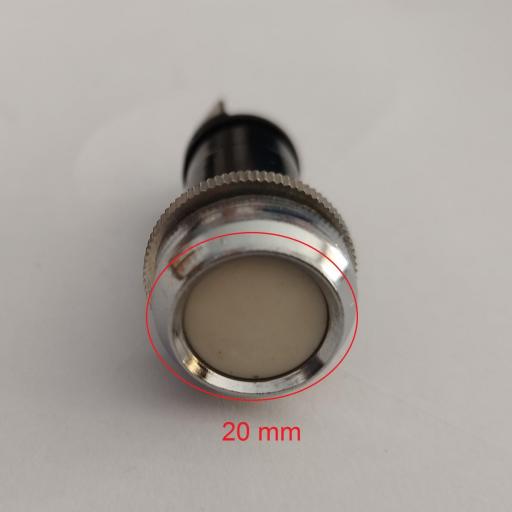 PILOTO LUZ TABLERO BLANCO VEHICULO CLASICO