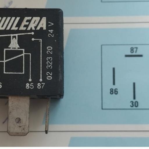 RELE 24V 20A 4 TERMINALES GUILERA 323
