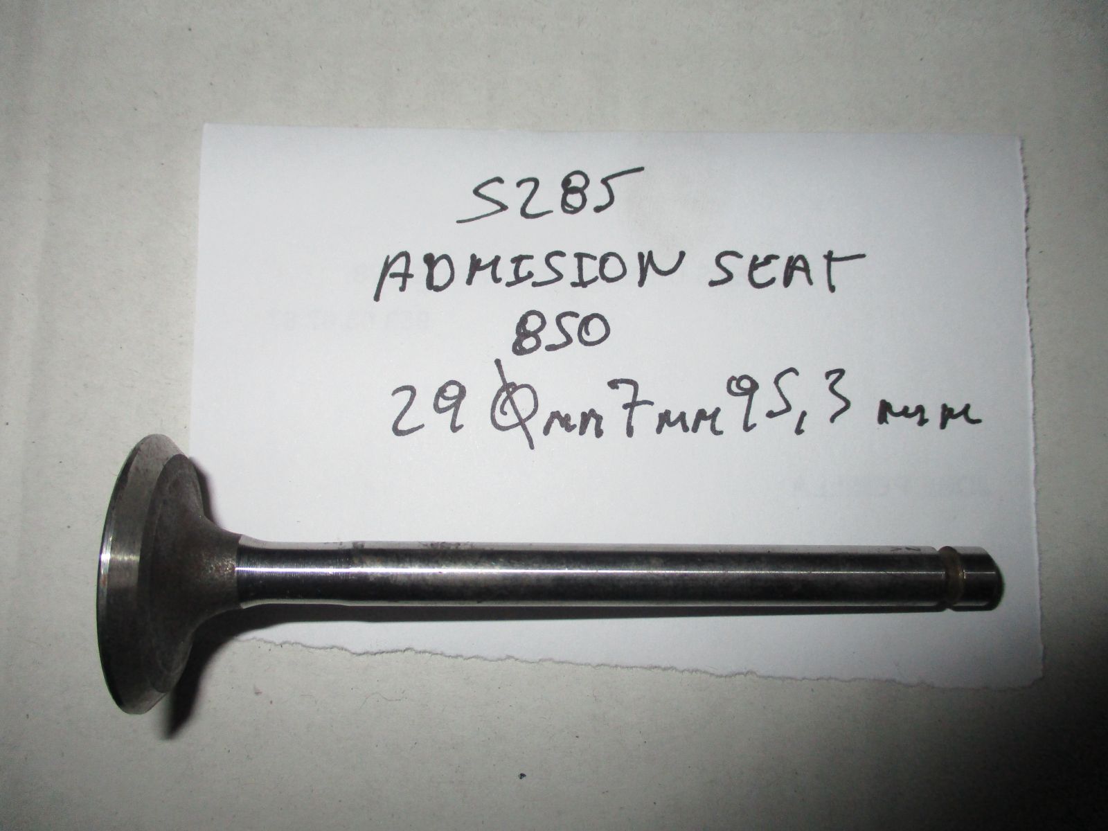 valvula admision seat 850 29mm