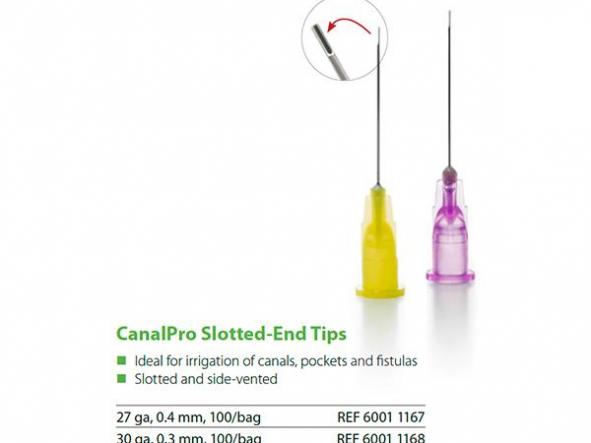 CANAL PRO PUNTAS SLOTTED-END  100u.