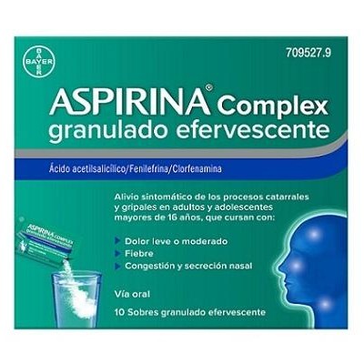 Aspirina Complex 10 sobres granulado efervescente
