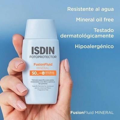 Fotoprotector ISDIN Fusion Fluid MINERAL SPF50+  50 mL 