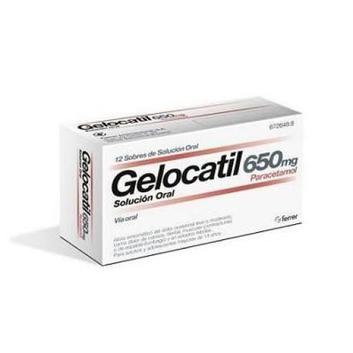 Gelocatil 650 mg 12 sobres solución oral [0]