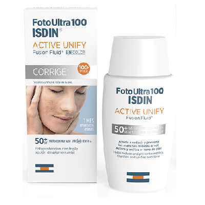 Fotoultra 100 Isdin Active Unify Fusion Fluid Sin Color 50 mL