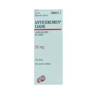 Anticerumen Liade solución tópica 50 mg