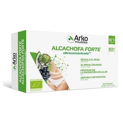 Arkofluído Alcachofa Forte + Aloe Vera 20 unidosis