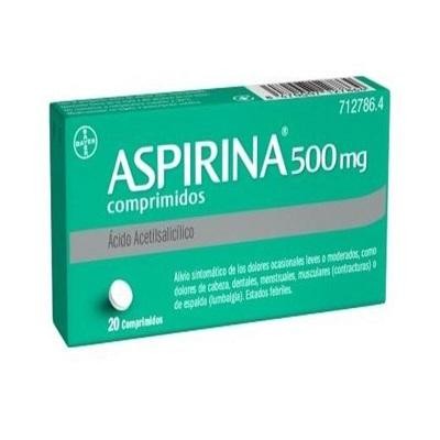 Aspirina 500 mg 20 comprimidos [0]