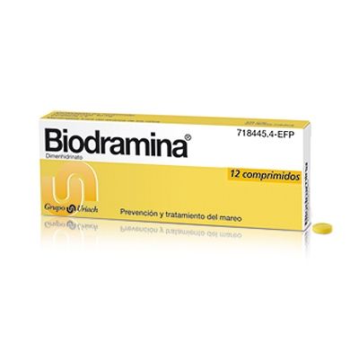 Biodramina 50 mg comprimidos